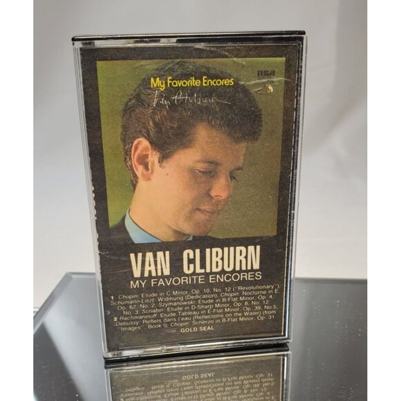 Van Cliburn - My Favorite Encores Cassette Tape - Picture 1 of 3
